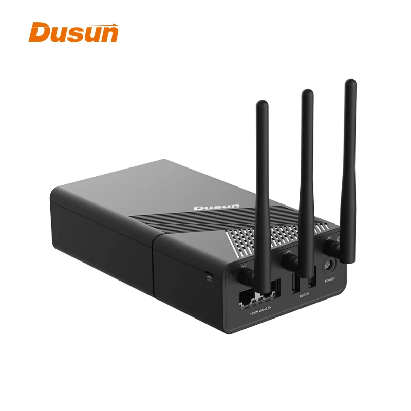 DUSUN Pi 4 Raspberry Pi Zigbee Gateway support LTE CAT4 Matter LoraWan Smart Gateway