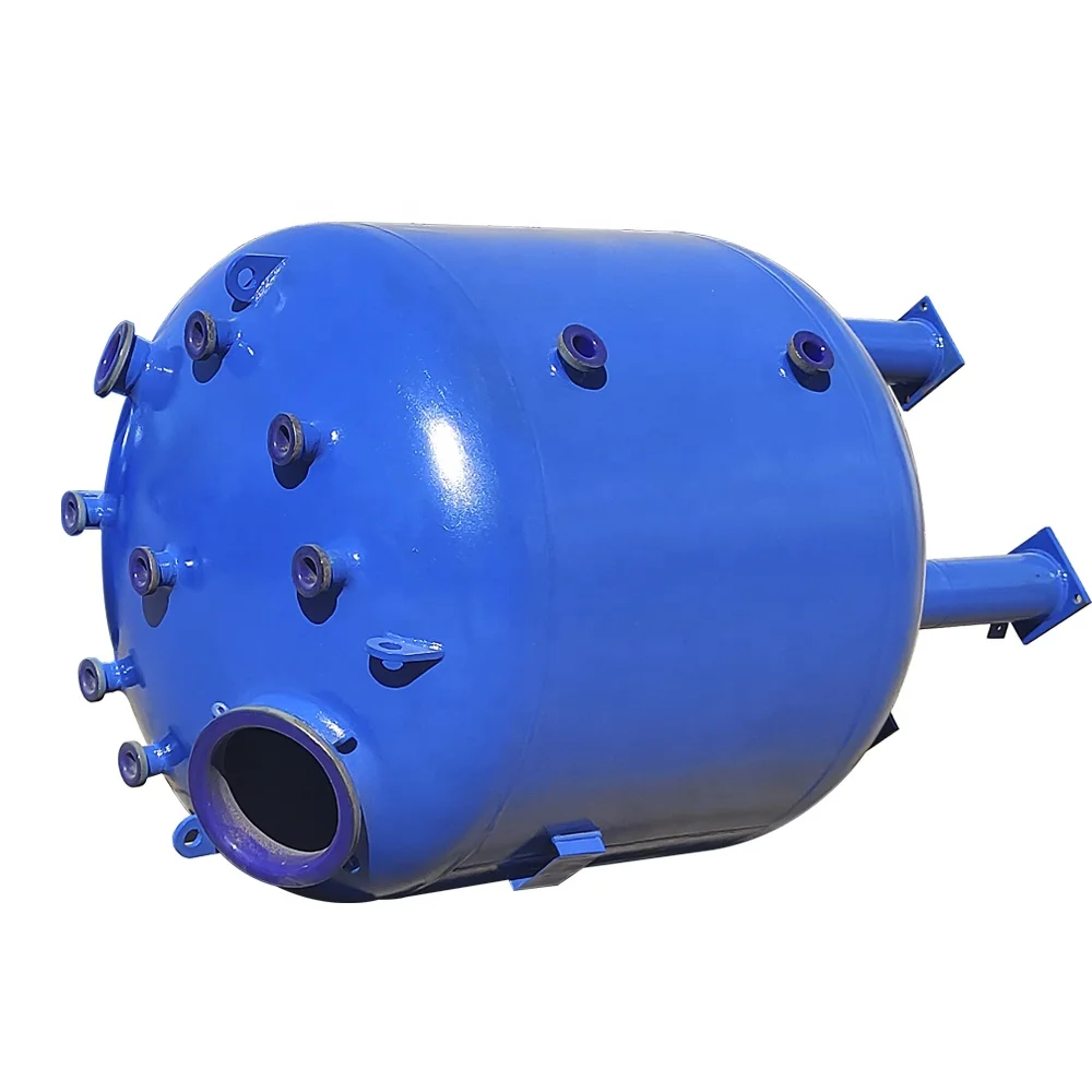 Vertical Glass Lined chemical Receiving tank