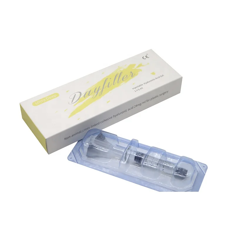 Factory Price Hyaluronic Acid Buttock Breast Lip Face Dermal Filler For Anti-wrinkles Injections With Ce Certificate