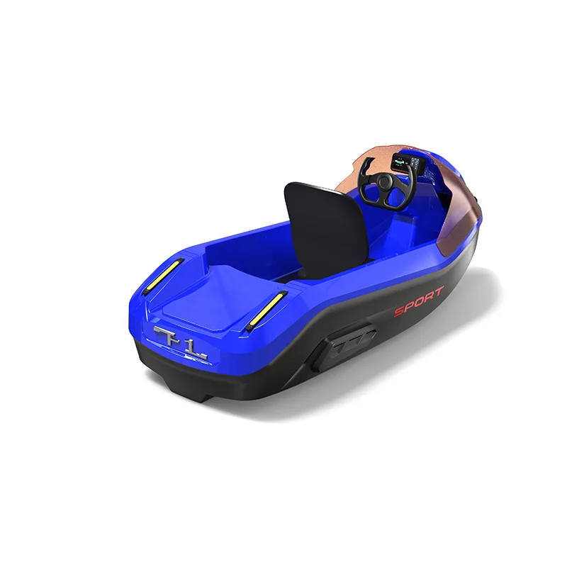 2024 Ocean Mini Jet Ski 15000W Powered 60Km/h Speed Small Boat Family Holiday Entertainment Go Skating Electric