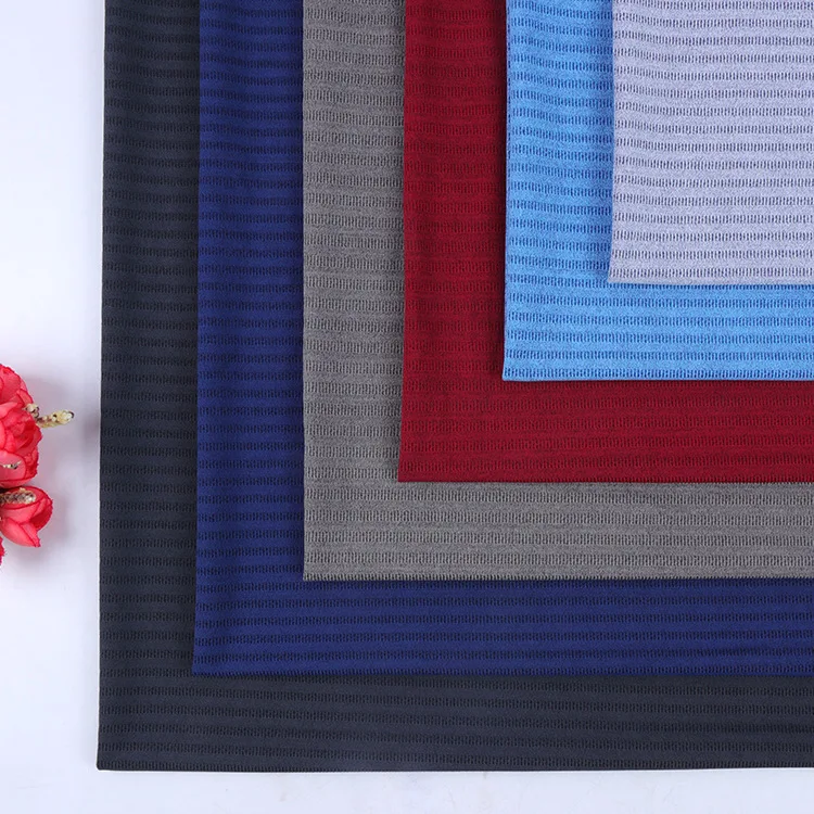 Manufacturer Knit Polyester Spandex Single Cationic Jersey Elastic Polyester Fabric For Sport