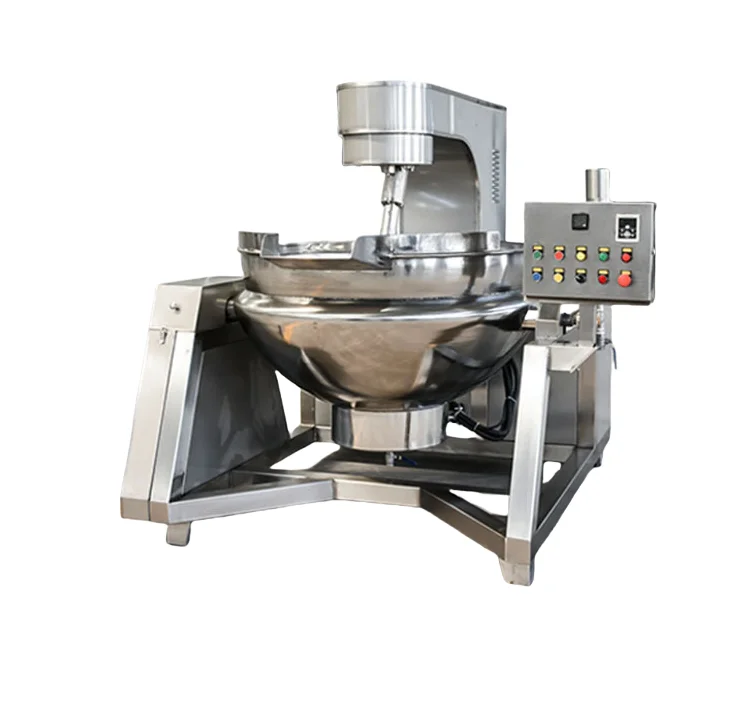 planetary stirring frying pan dumplings buns filling automatic stirring flipping frying pan fully automatic frying pan