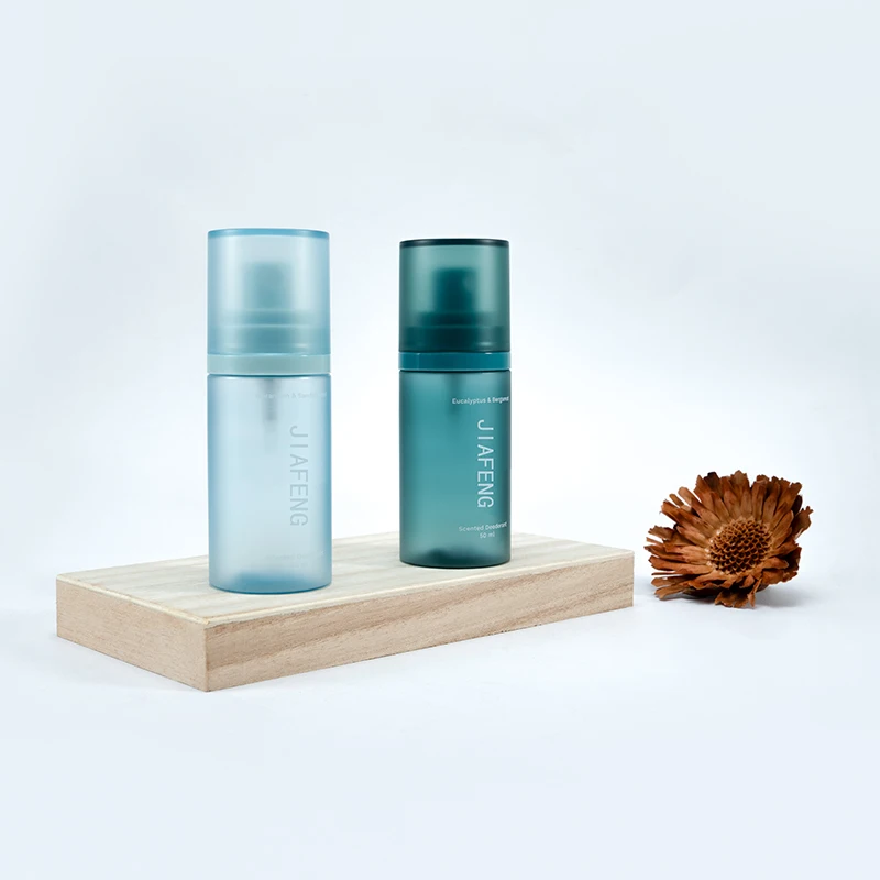 luxury blue 50ml empty mini cute face fine mist spray bottle