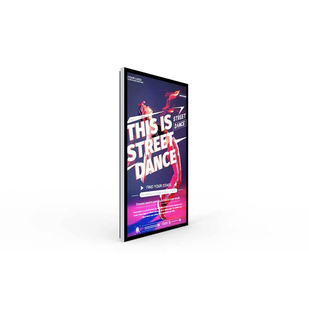 Customized Full Fit Outdoor Advertising Kiosk LCD High Brightness Electronic billboard Android Computer All In One Machine