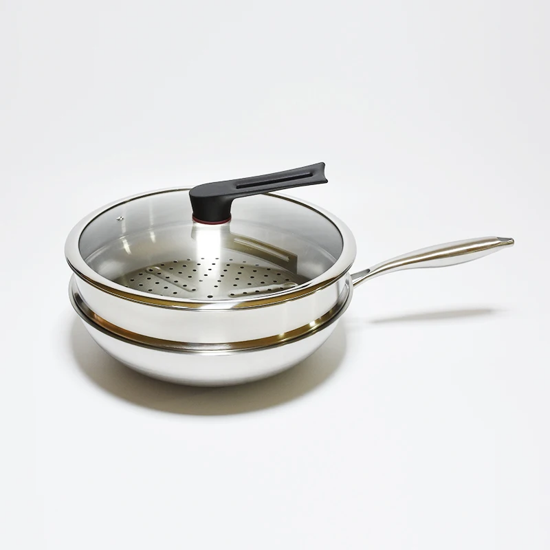 Для китайского вока сковорода его можно гладить с паром или жареного многоцелевой антипригарным вок