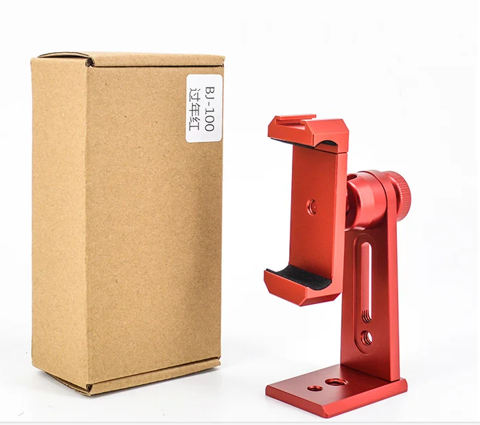 Factory Price Aluminum Alloy 360 Degree Rotating Phone Holder Clip Mount Stand Adapter for Smartphone