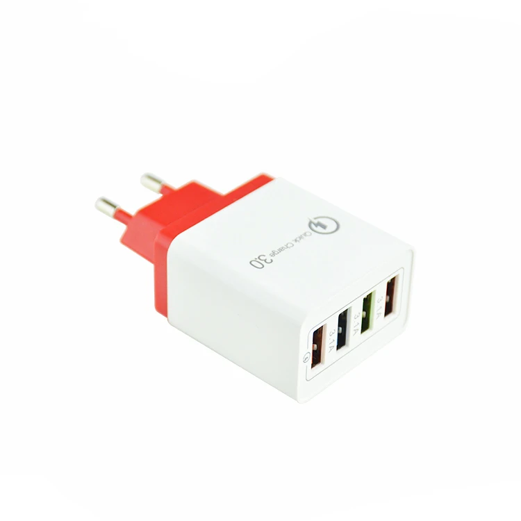 Прямая поставка с завода 3A QC3.0 4usb-порта быстрое зарядное устройство ЕС США настенное адаптер для