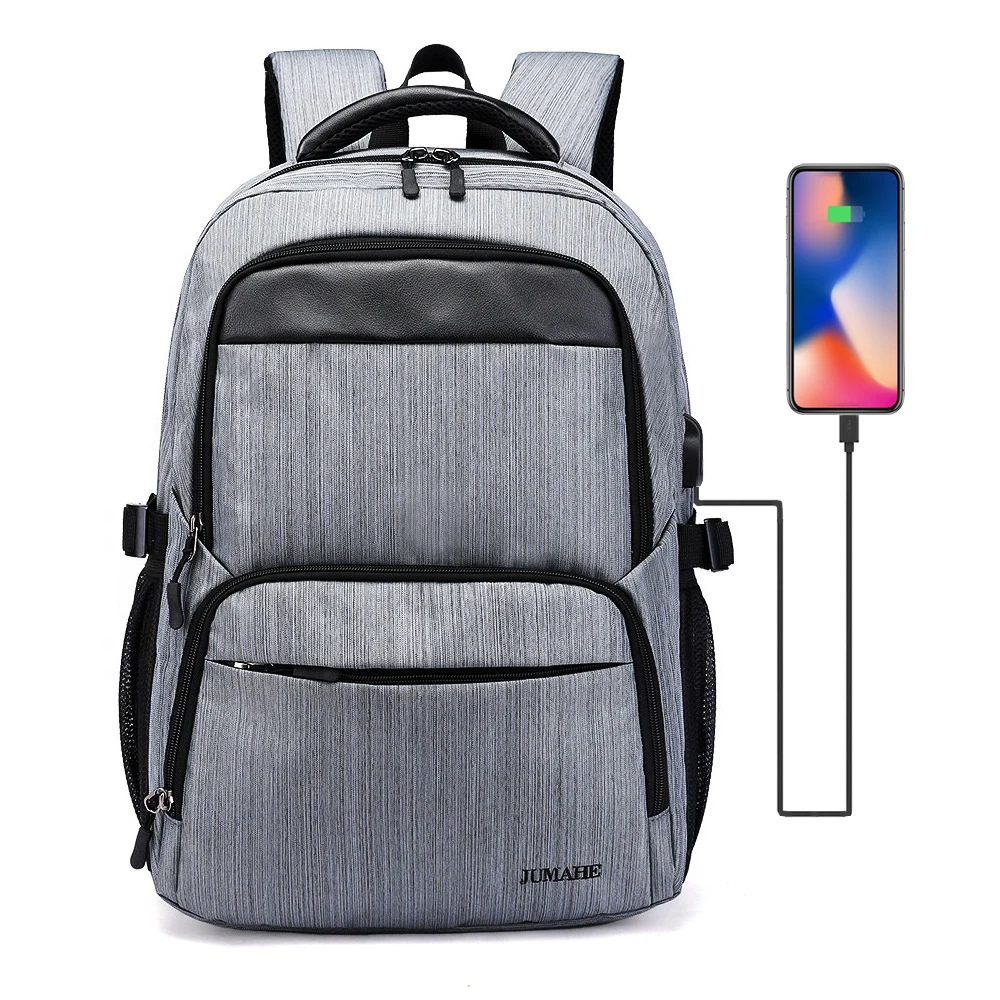 Durable Waterproof Best Men School Bags Hiking Travelling Business Backpack with USB Charging Port Backpack BAG PACK
