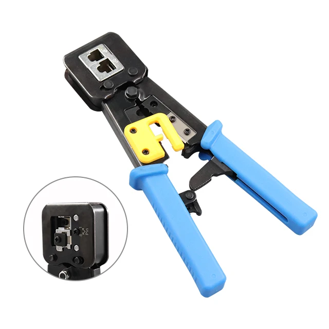 Networking tools RJ45 Pass Through ez Crimping Tool cable pliers Telephone Cable cutter Tool for RJ11/RJ12