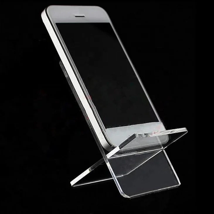 X-образный прозрачный акриловый стеллаж для мобильного телефона/Складная подставка для мобильного телефона/держатель обуви
