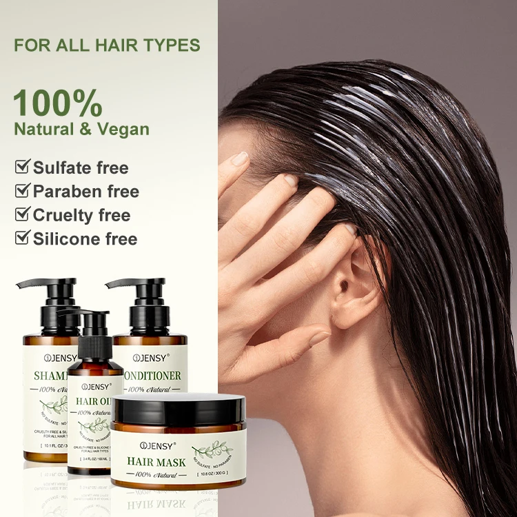 Шампунь с розмарином биотин коллагеновый кофеин натуральный органический без сульфата масло для роста волос набор шампуней и кондиционеров