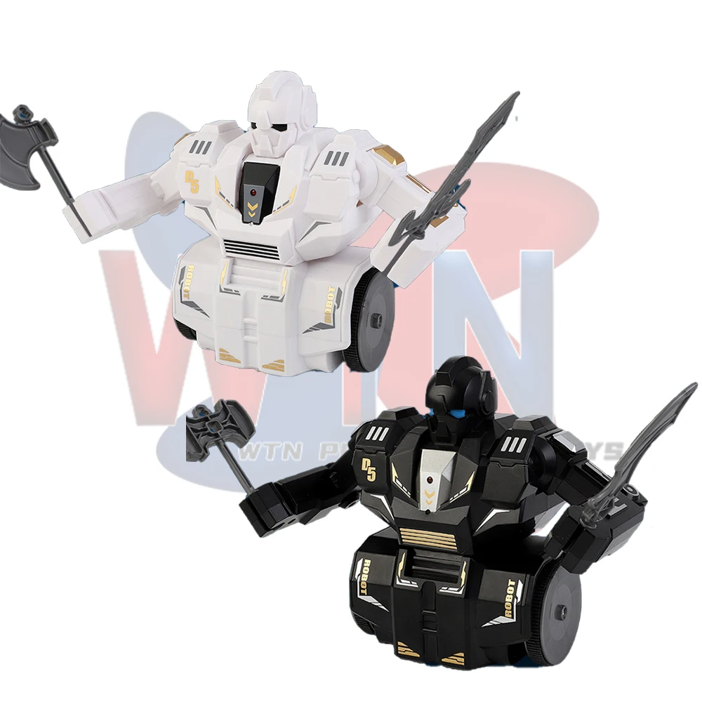 Balin Hot Selling 360 Degree Rotating 2.4G RC Robot 2 IN 1 Rc Battle Robot Kid Interactive Toys Fighting Robot