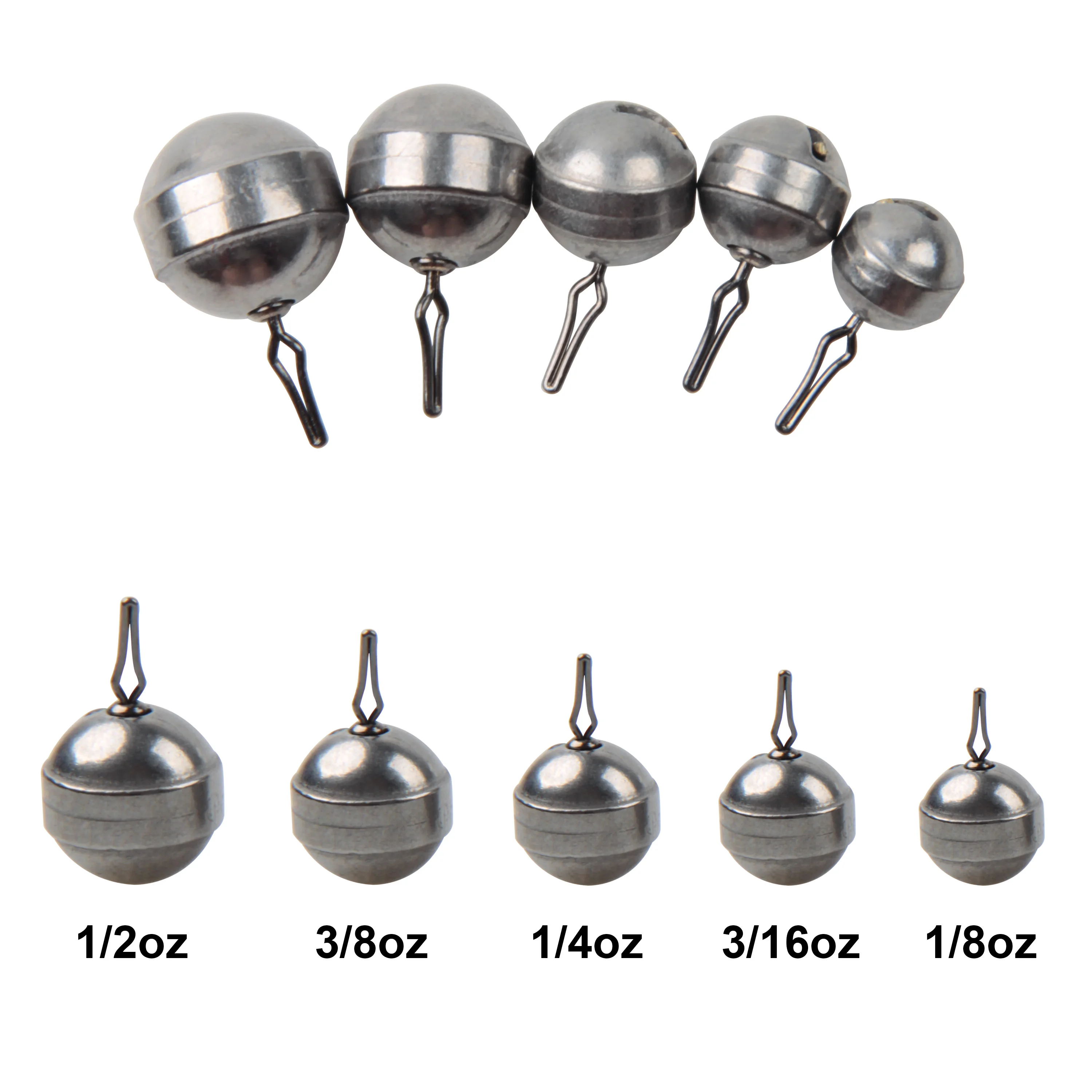 Tungsten Fishing Sinkers Round Ball Drop Shot Sinkers Fishing Tackle Accessories