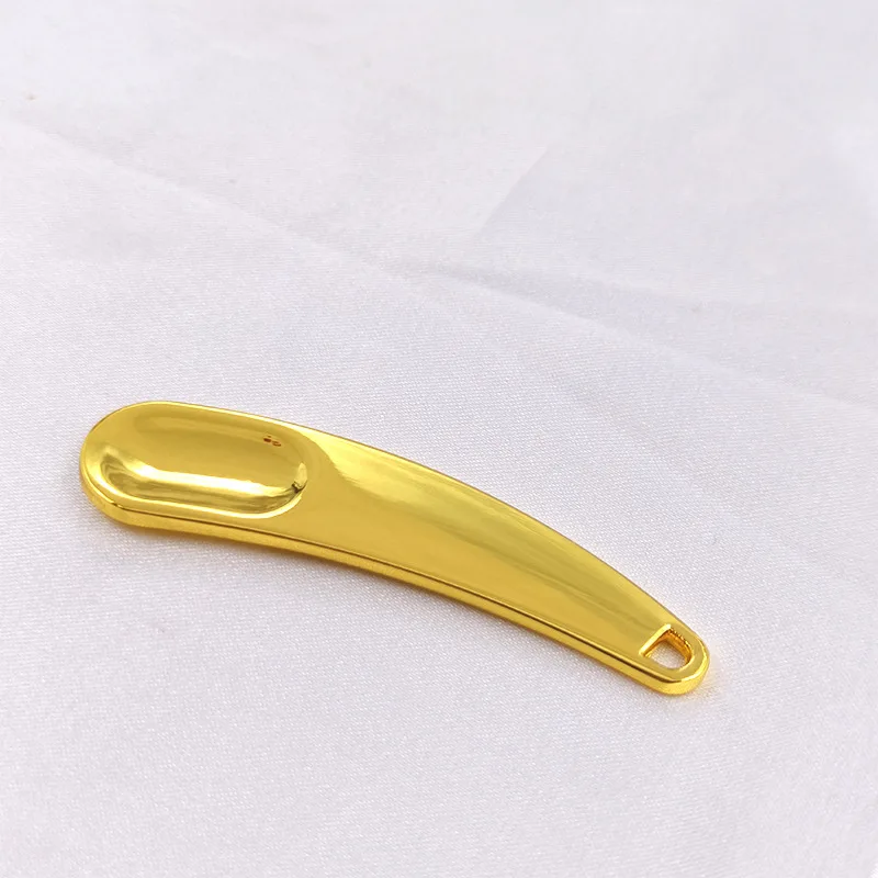 Hot Selling Face Eye Cream Makeup Spoon 24k Gold Mini Mask Metal Cosmetic Spatula