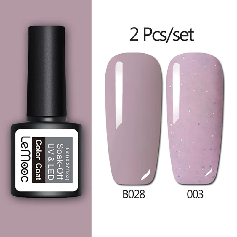 
YUXI Professional Glitter Gel Nail Polish Best Effect Pure Color Private Label Easy To Apply Polish Nail 