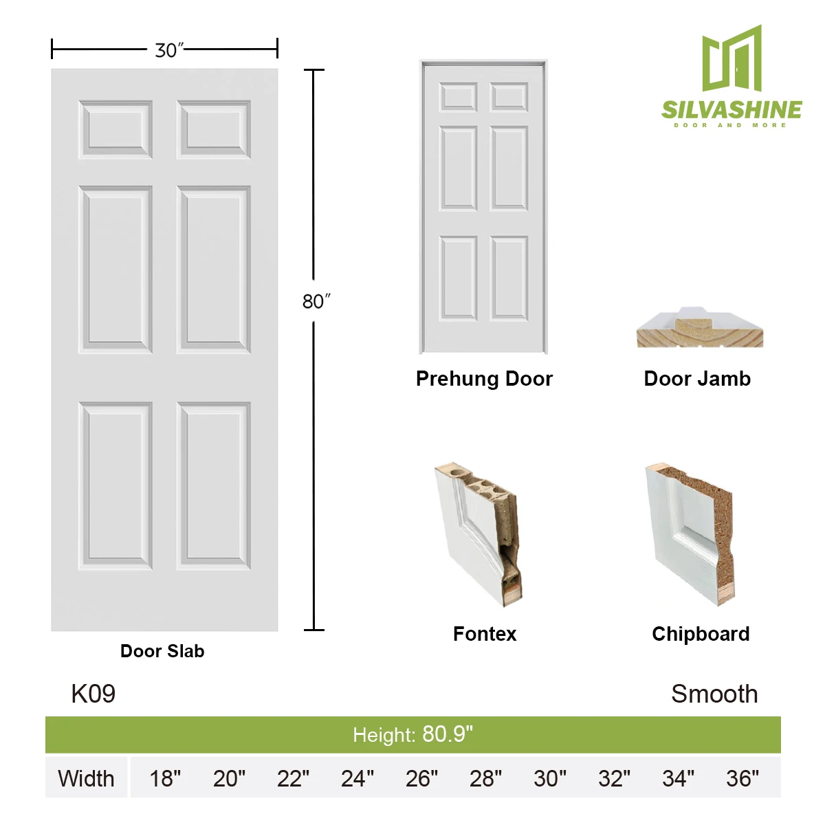 Composite internal room mdf interior doors modern american bedroom entry wooden door