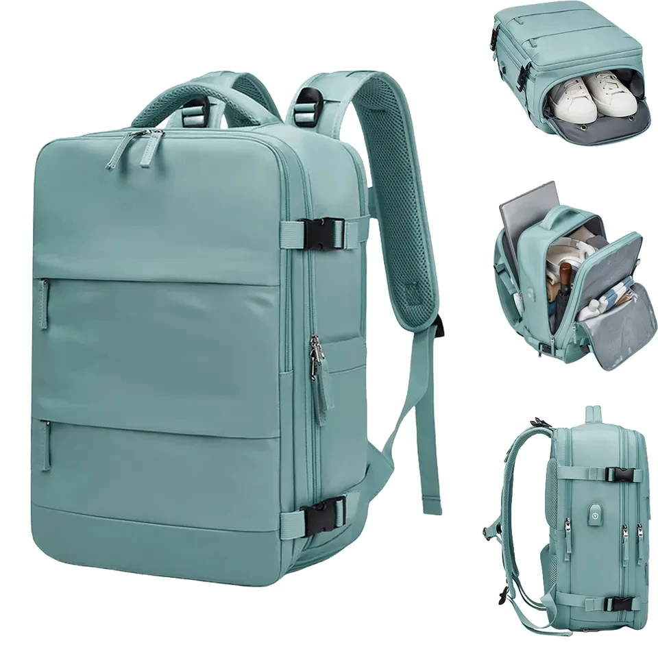 Factory Hot Sell Bag 15.6inch Usb Waterproof Notebook Wholesale Mens Polyester Laptop Bag Travel Custom School Laptop Backpack