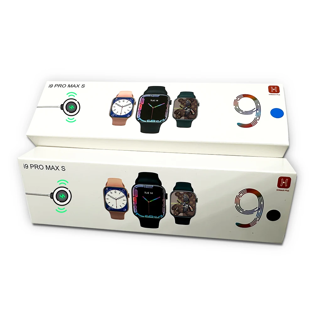 2023 new i9 pro max s smart watch series 8 9 Wireless charging Heart rate step Game Calculator smart watch PK T900 I8 I7 PRO