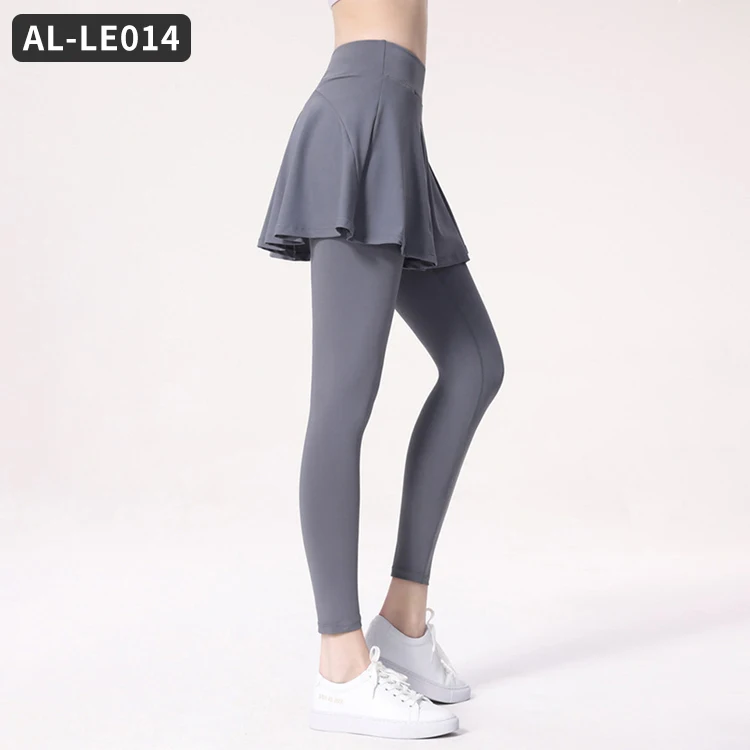 Stock Yoga Pants Skirt High Waist Ladies Gym Fitness Sports Tights Butt Leggings for Women Sexy Yoga Leggings