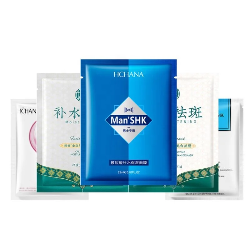 HCHANA brand mask powder halal korea whitening s essence green serie private label sheet facial mask
