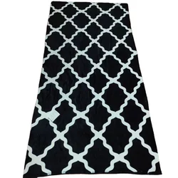 Supplier Black Bottom Fabric Material Single-Sided Printed Flannel Fabrics From China