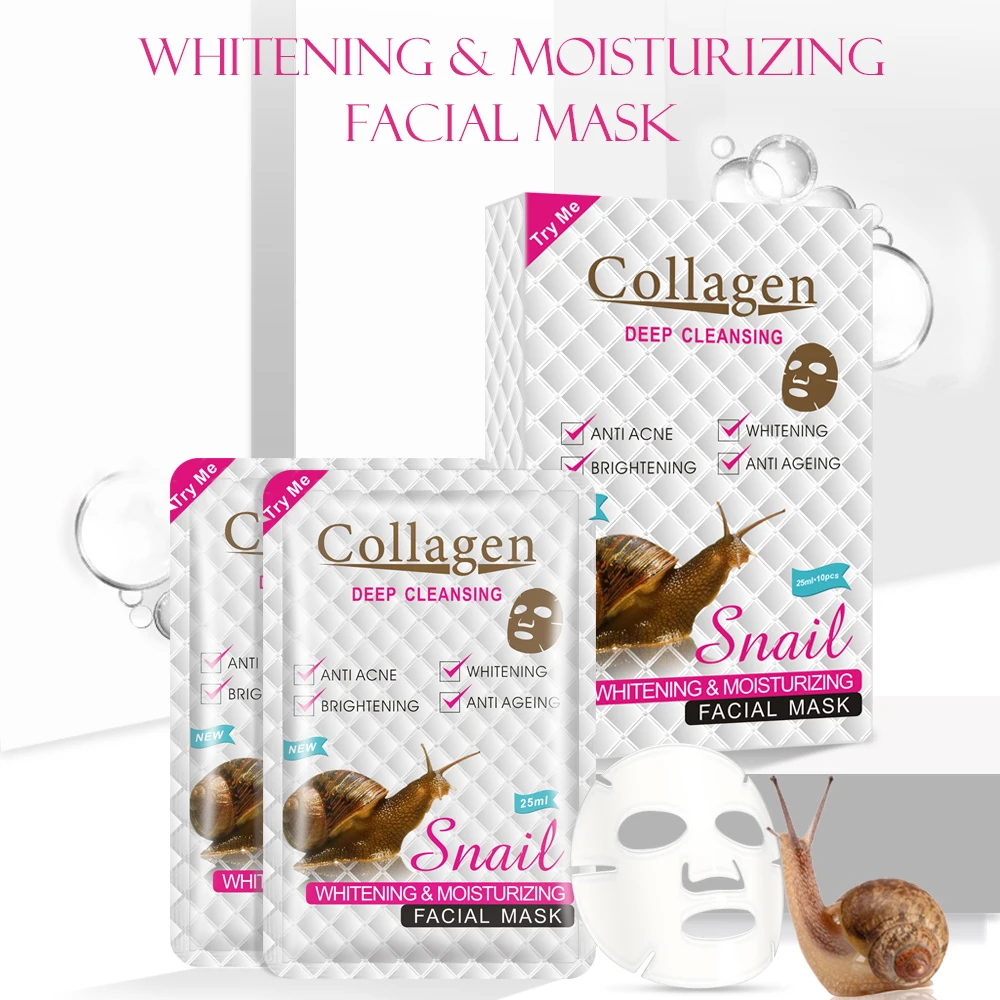 
Wholesale Skin Care Moisturizing Anti Aging Vitamin C Collagen Facial Mask Whitening Fruit Organic Sheet Face Mask 