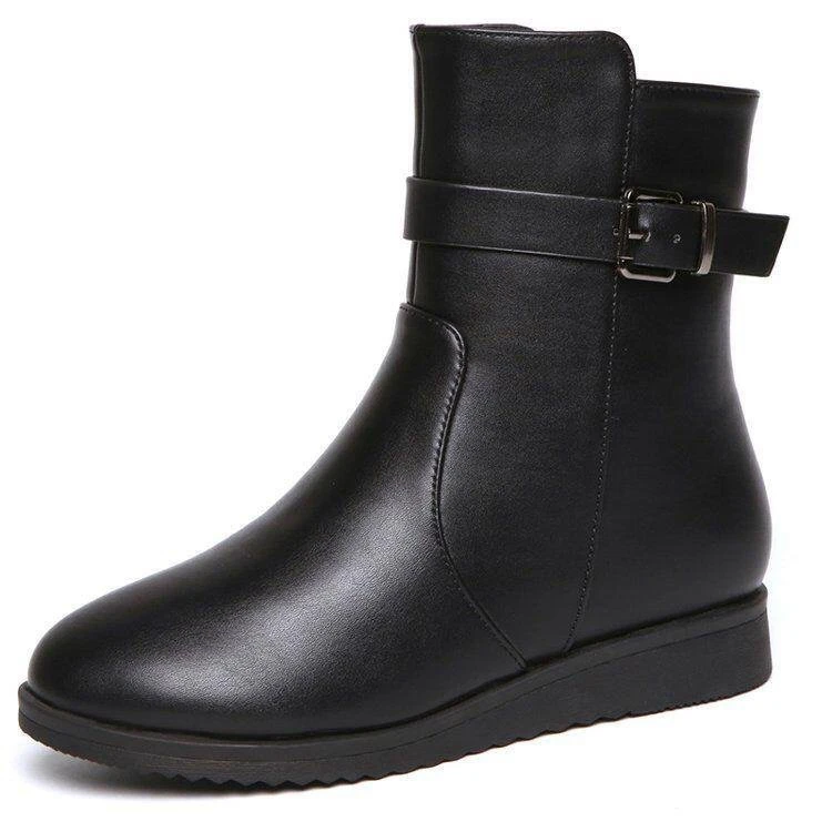New Fashion Comfortable Stitching Women Boots Medium for Autumn and Winter