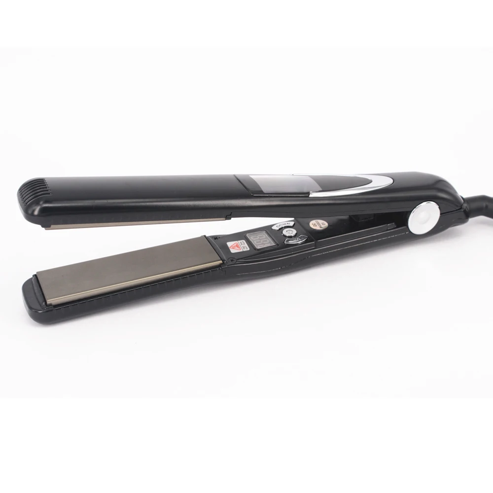 110-240V Dual Voltage Salon Plancha de cabello Hair Straightener Titanium Flat Irons 470 degrees