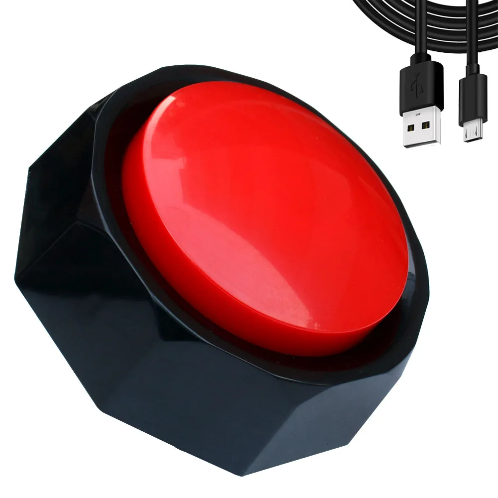 Hot sale factory direct recordable music gift box USB answer buttons dog button