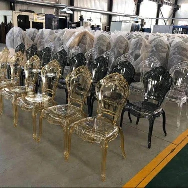 PC Stackable Party Event Wedding Transparent Bella Resin Plastic Chair