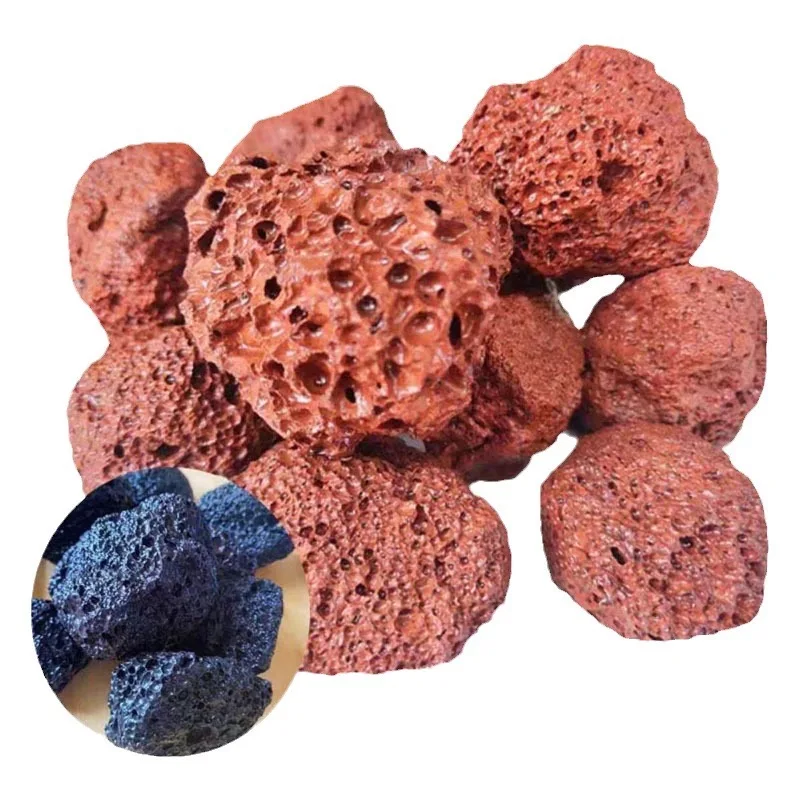 Wear resistant and corrosion-resistant red volcanic cast stone, used in the chemical, metallurgical, and coal industries.