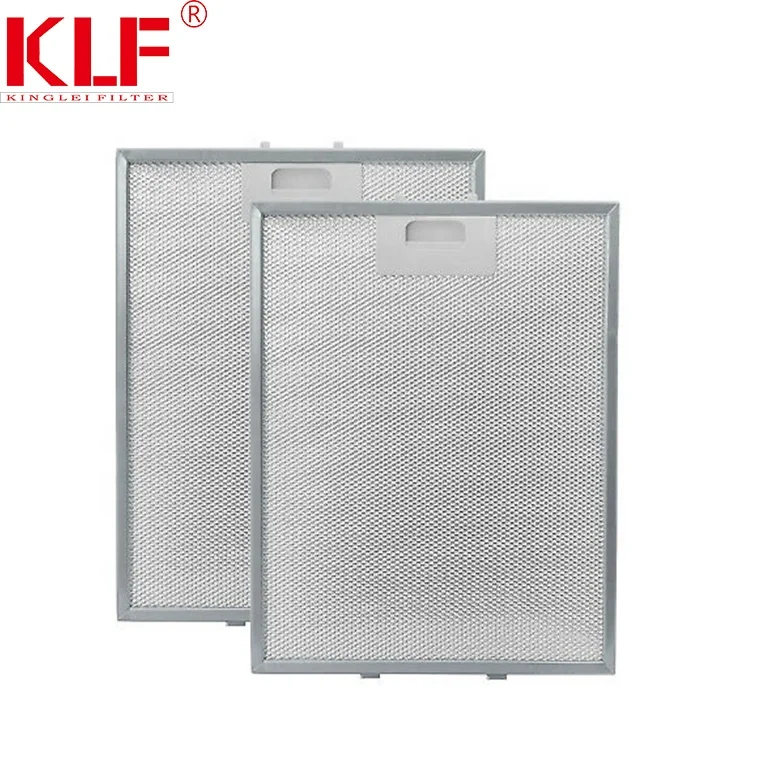 Washable Aluminum Mesh Kitchen Cooker Hood Grease Air Filter