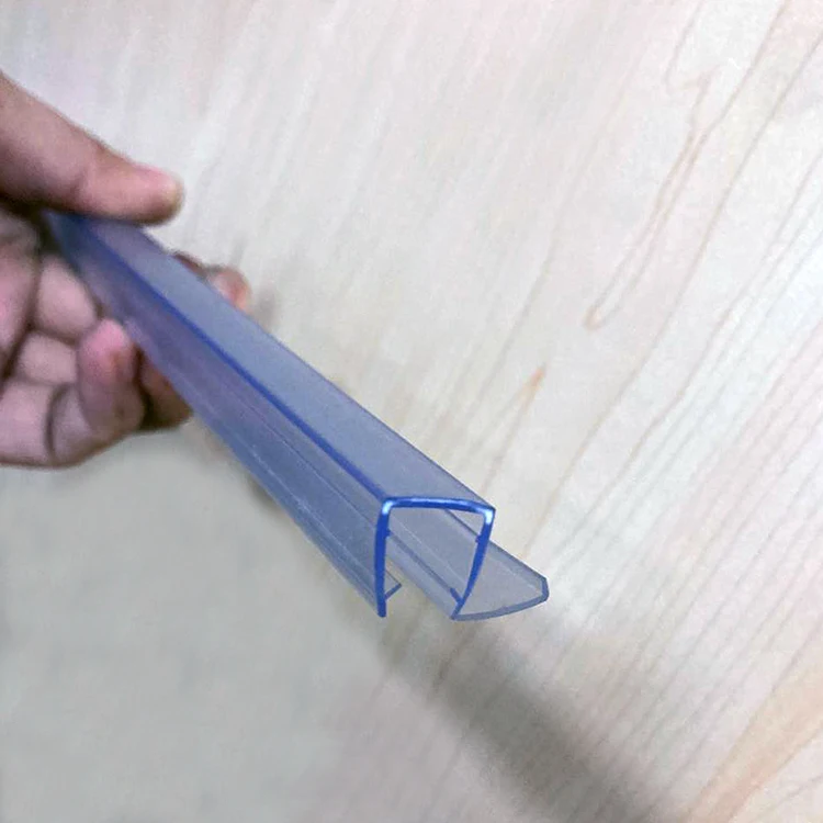 Glass Sliding Door Fittings Clear Shower Seal Seal Accessories Waterproof Plastic PVC Rubber 8-10mm Shower Room/bathroom Modern