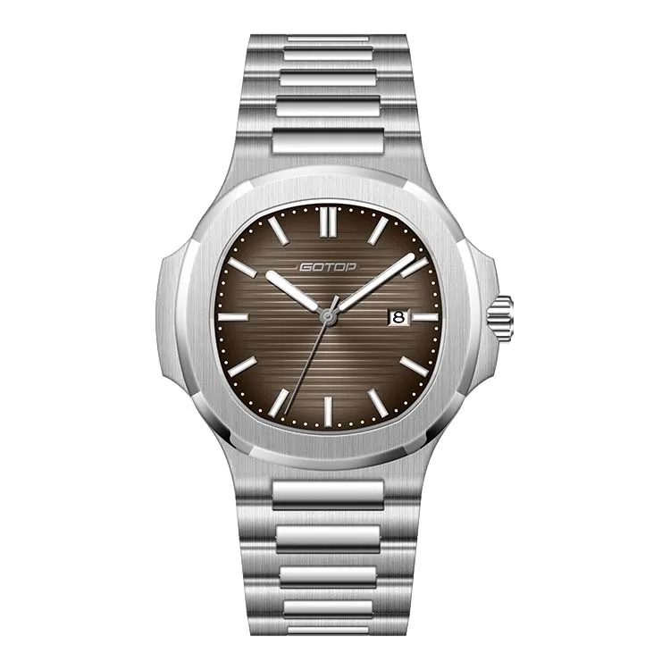 Custom ODM OEM Luxury Mens Watches High Quality Stainless Steel Fashionable Quartz Waterproof