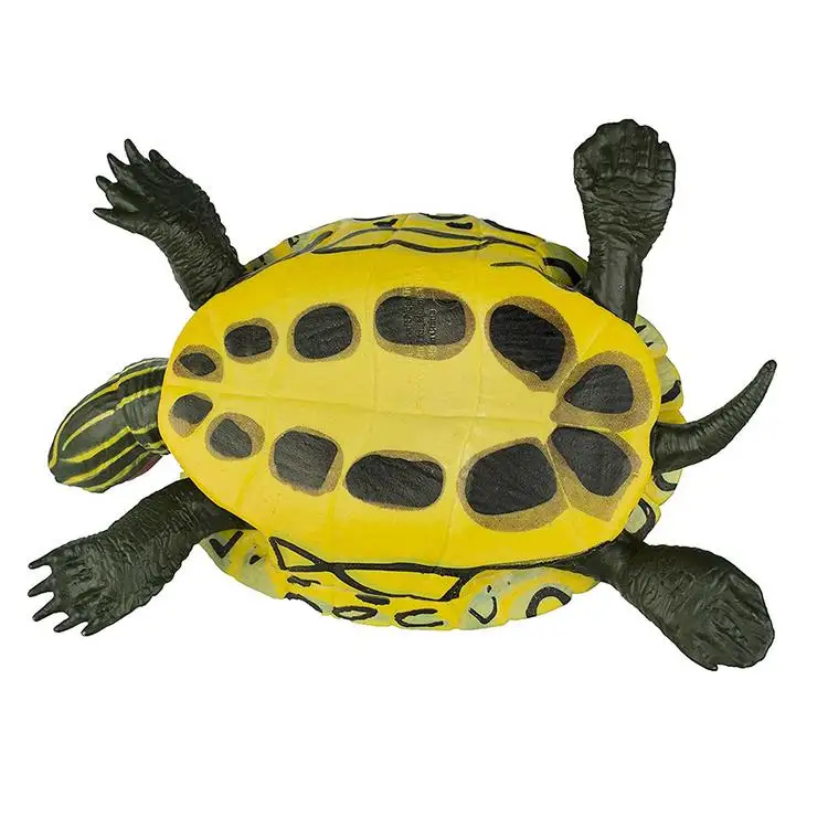 
5.5inch Brazilian Red-Eared Slider Turtle Tortoise Animal Toy Action PVC Figure Tortoise Turtle Model PVC Wild Life Animal Toy 