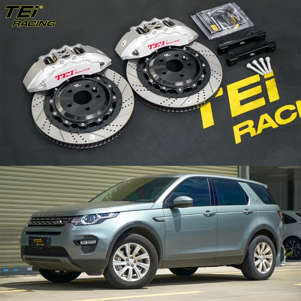TEI Racing P60ES Front Big Brake Kit 6 Piston Caliper with 355*32mm rotor  BBK  brake system For LandRover Discovery 18 Inch rim