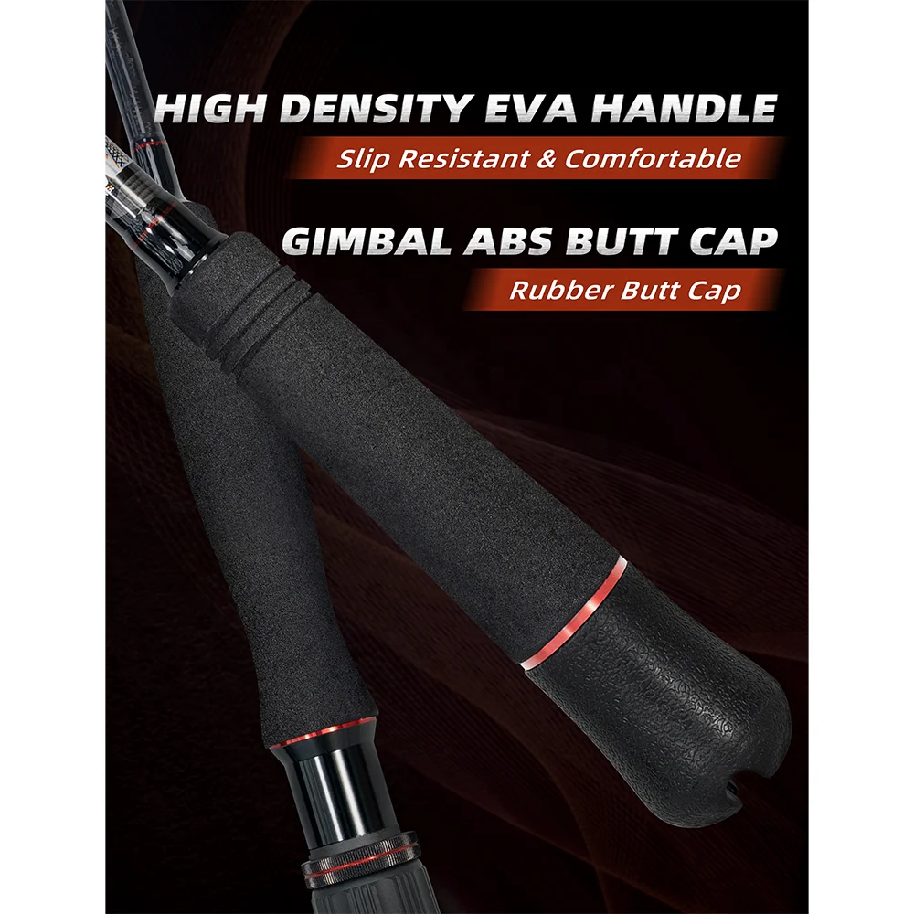 200g/300g/400g Offshore Carbon Fiber Solid Slow Jigging Rod Fishing Slow Pitch Jigging Popping Rods