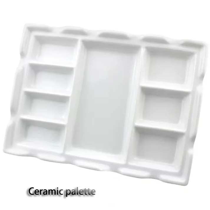 XinyiArt белая керамическая Палитра для рисования