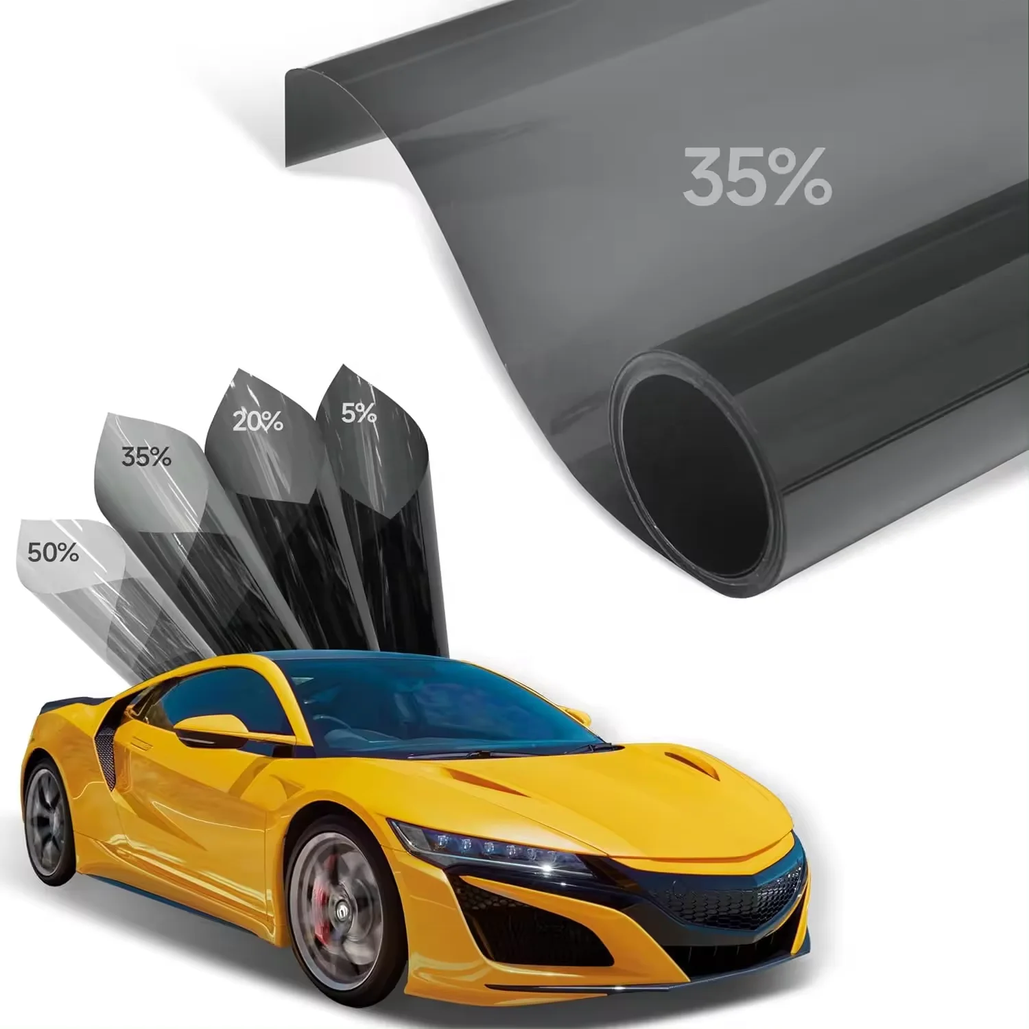 Car Window Tint Window Privacy Film Car Shade Front Windshield Heat & UV Block nano ceramic window film