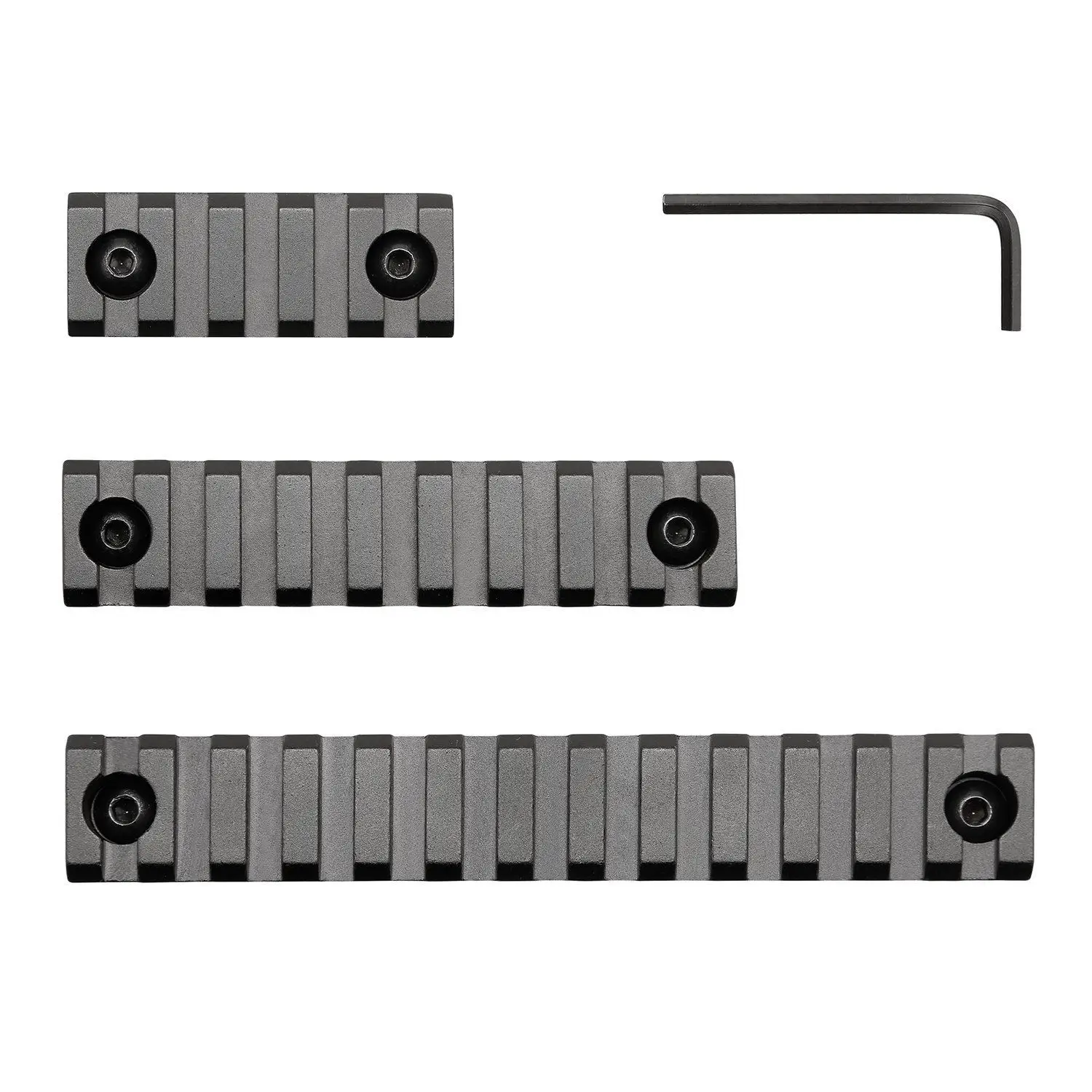 5 9 13 Slot M-LOK Picatinny Rail Section Attachments Accessories Set for m-lok handguard