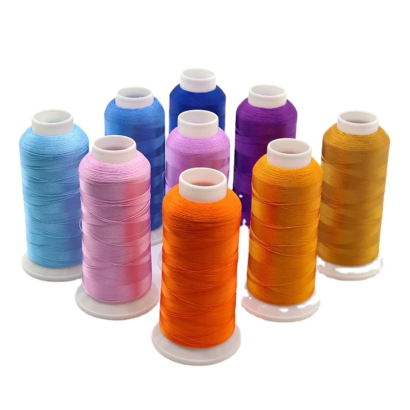 Wholesale Factory High Strength Machine Embroidery Thread Used Widely In Blue Jeans