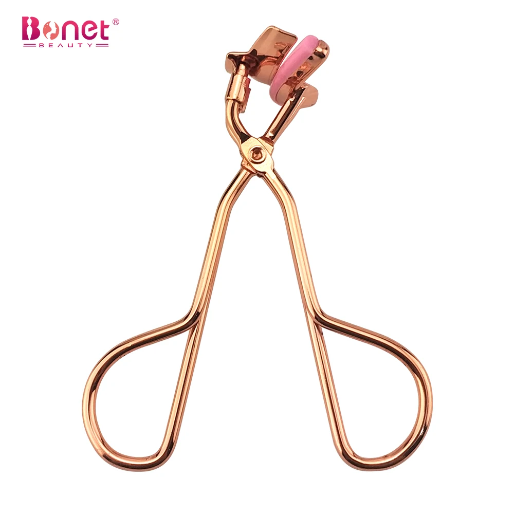 Excellent Review Purple Crystal Bright Beauty Cream Pink Applicator Eyelash Curler Lash Tweezers Eyelashes Curler Heat