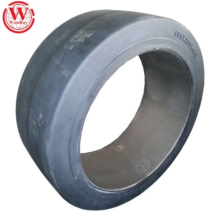 Road Milling Machine smooth Solid Tyre 26x10 (660x250x480) for Wirtgen W1000f 125782 Tire