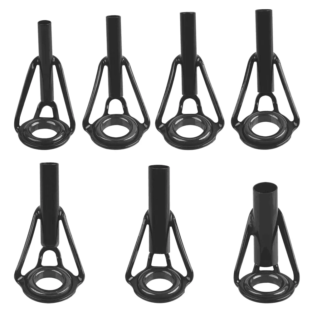 20Pcs Fishing rod guide top tips kit Fishing Pole eye Repair set Stainless steel frame Ceramic Ring fishing tackle 2.2mm-4.0mm