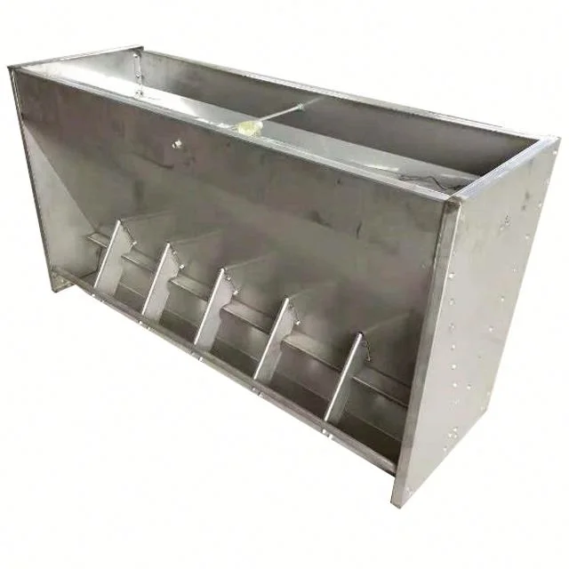 Farm Use Custom Metal Farming Hog Drinking Trough Animal Automatic Feeding Pig J Feeder For Pigs