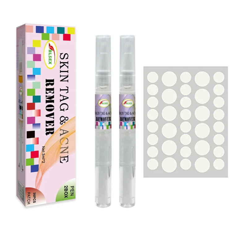 BLSEX Effectively remove cocoon liquid remove warts remove skin tags nevus warts remove pen with salicylic acid skin and sticker
