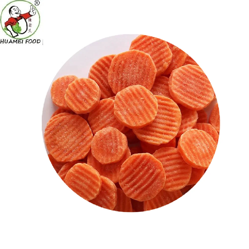 Manufacturer supply IQF frozen vegetables diced sliced carrots