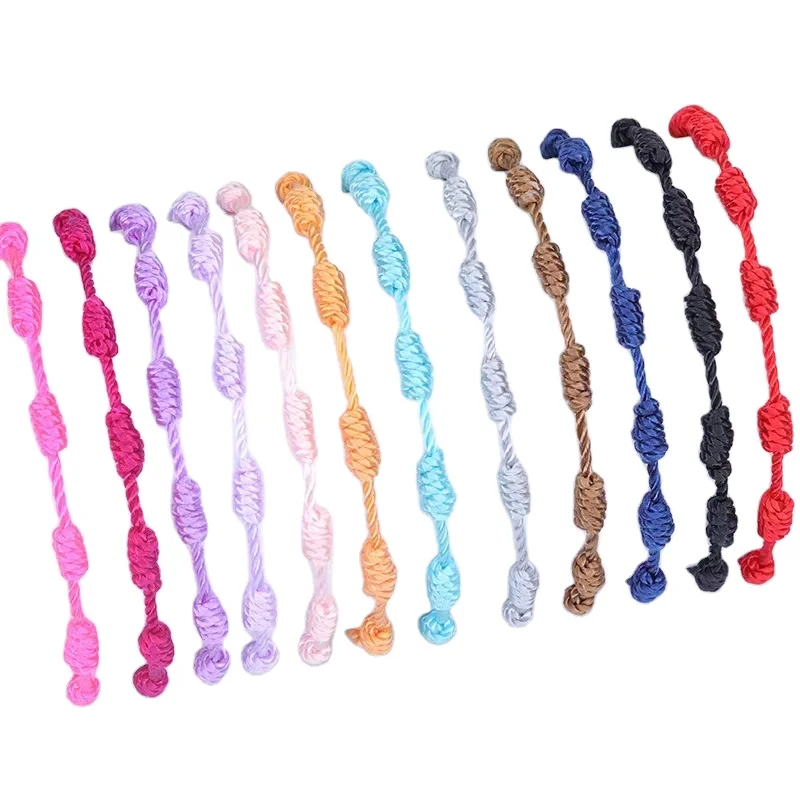 Multiple Color Friendship Bracelets with Adjustable Hand Woven Wax Wire Hand Ropes For Long-term Stock Wholesale