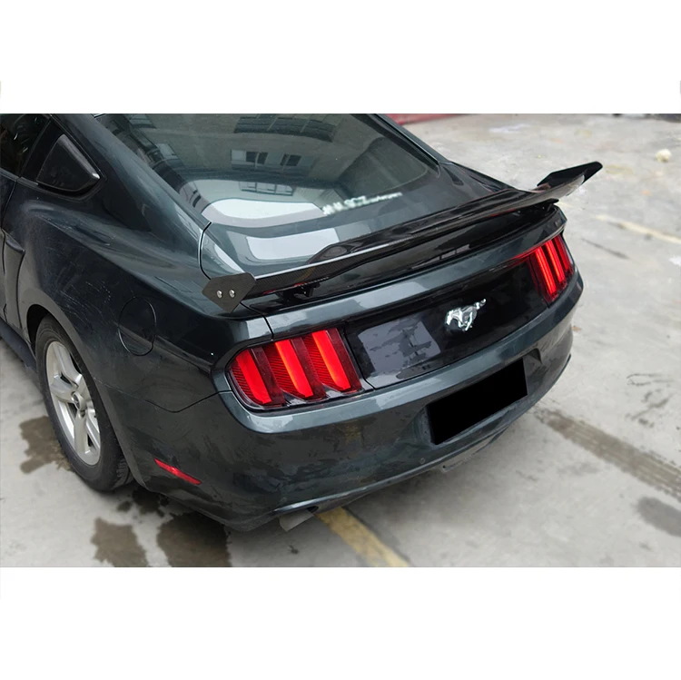 Carbonado Carbon Fiber PR Style Trunk Rear Spoiler GT Wing For Mustang