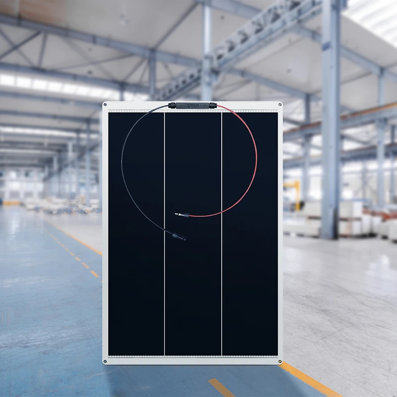 SUYEEGO High efficiency mono cells ETFE Flexible solar panel thin film 50w 100w 200w 300w IP68 shingle pv panels for RV boat use